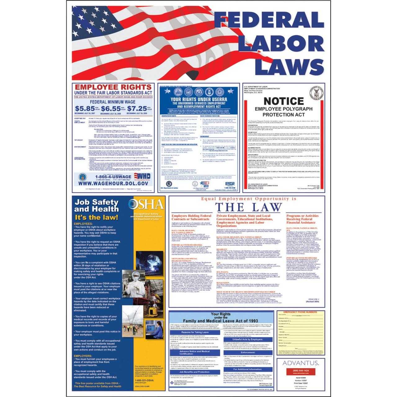 Meeting Compliance Standards: Federal Labor Law Posters 2024 - Ensuring Workplace Compliance
