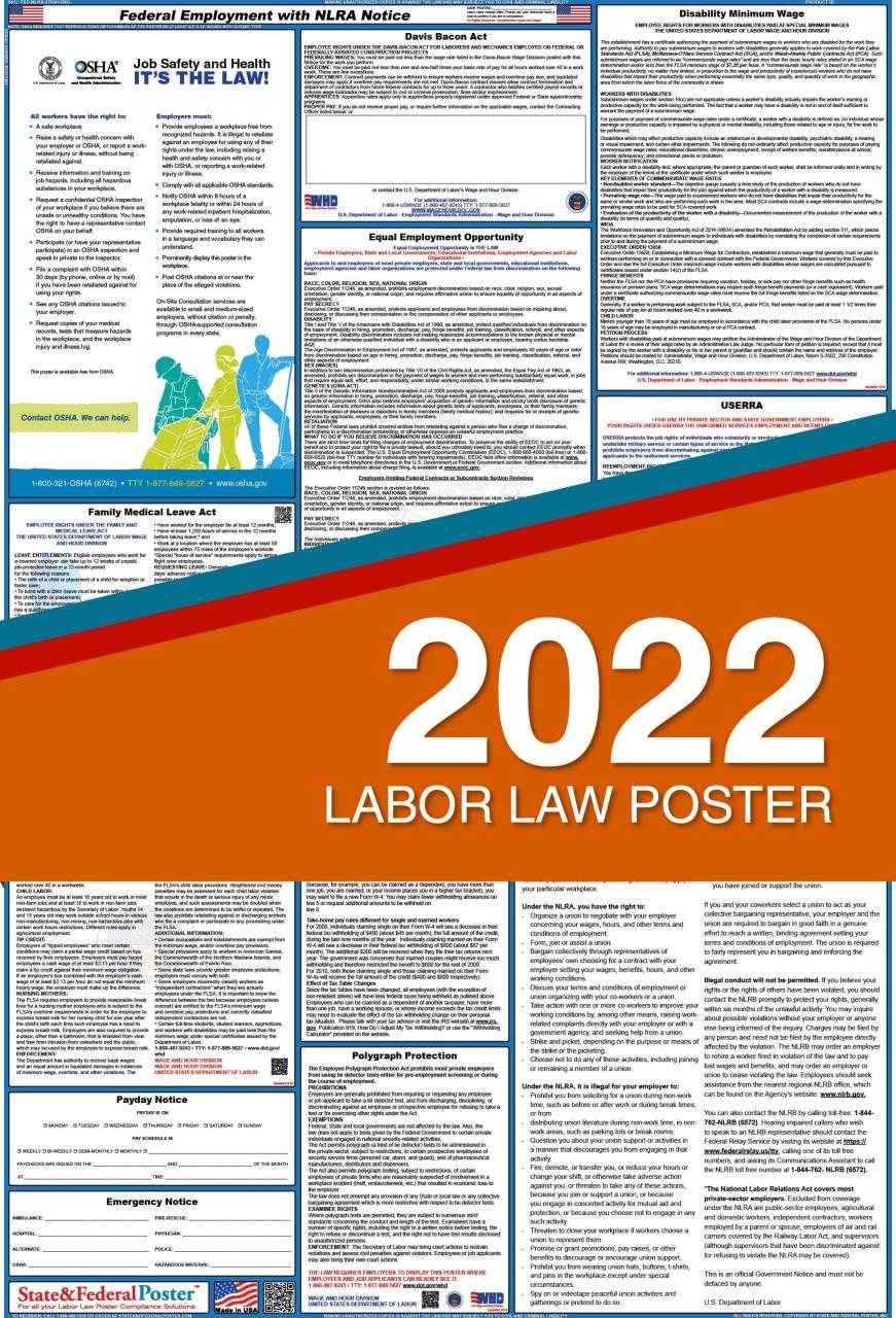 Navigating the Financial Landscape: Labor Law Posters 2024 - Understanding Regulatory Compliance
